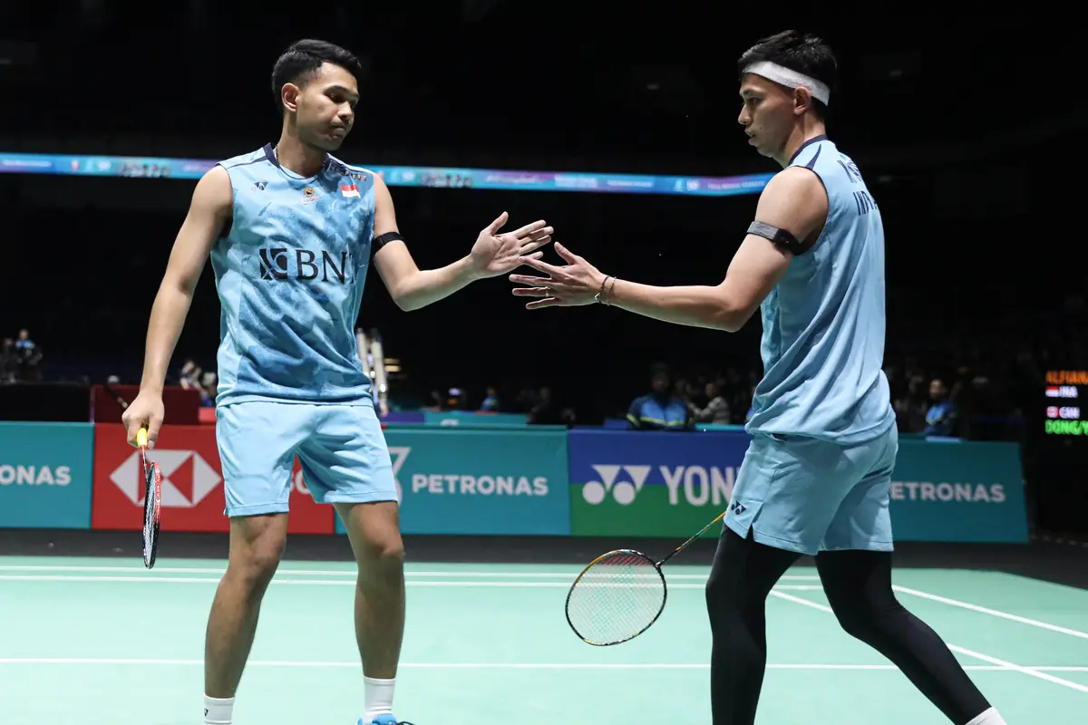 Fajar Alfian/Muhammad Rian Ardianto - Malaysia Open 2024 - Bulu Tangkis