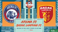 Shopee Liga 1 - Arema FC Vs Badak Lampung FC (Bola.com/Adreanus Titus)