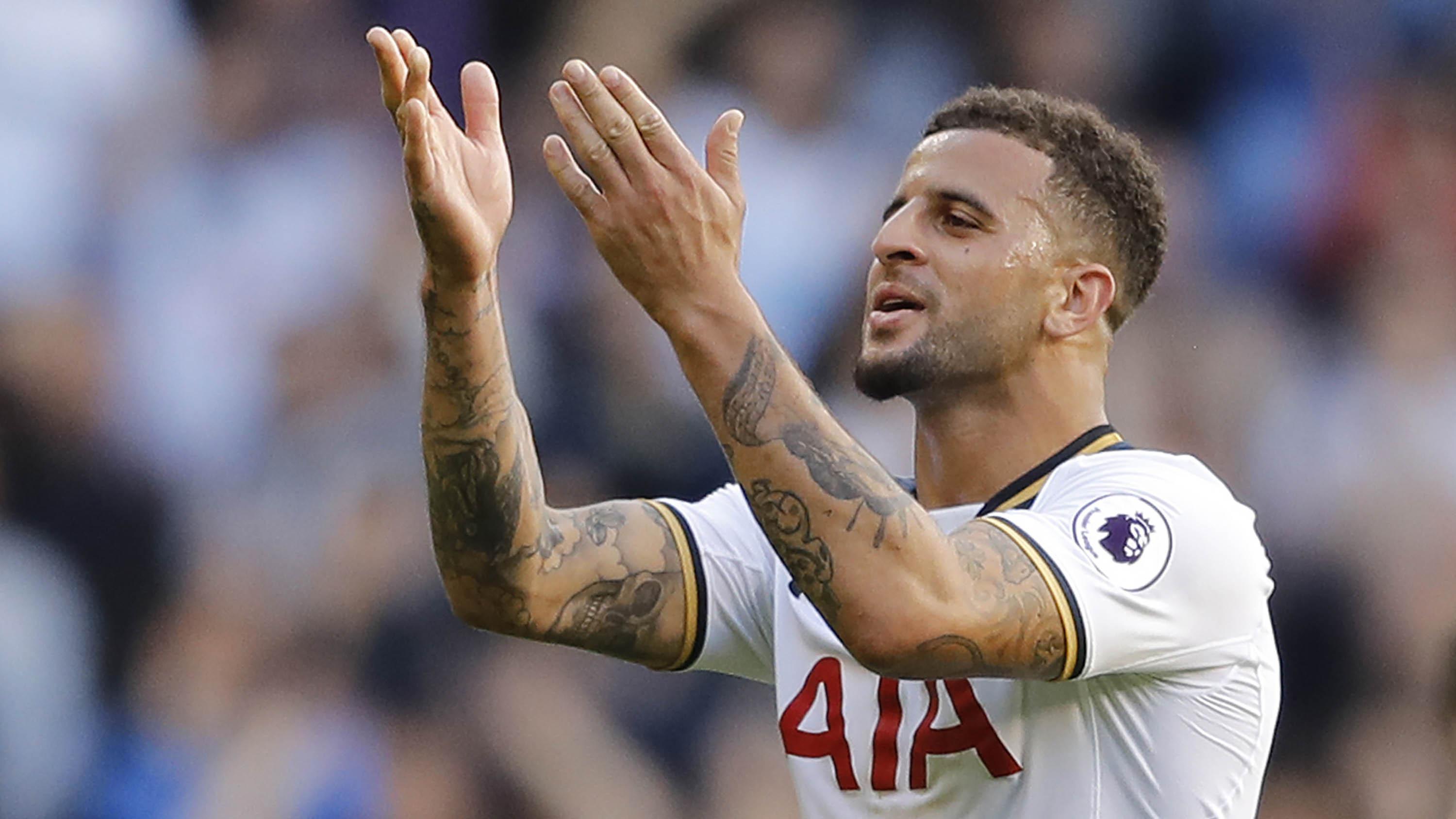 Kyle Walker dilepas Tottenham Hotspur ke Manchester City dengan status bek termahal dunia. (AP/Frank Augstein)