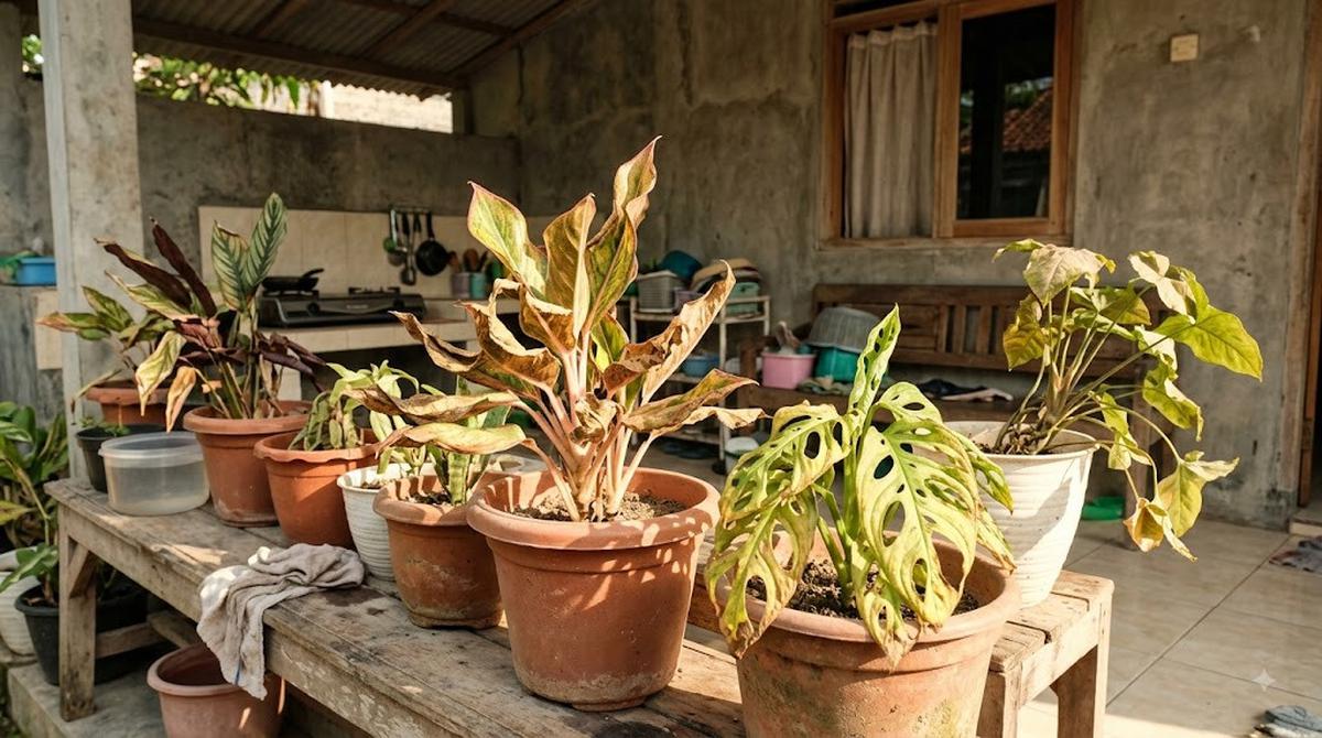 Cara Mengurangi Stres Panas pada Tanaman Hias