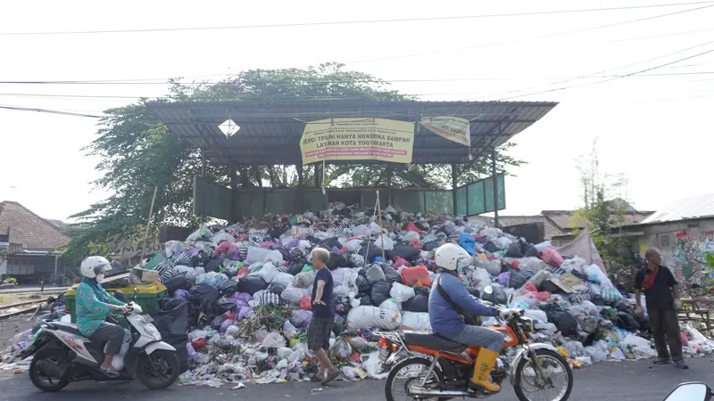 Kondisi Depo Sampah Pengok, Kota Yogyakarta Kamis (28/9/2023)