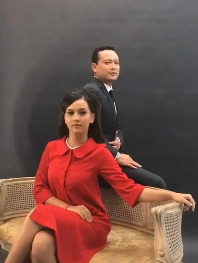 Potret Prewedding Banyu Biru dan Anastasia Adamova. (Sumber: Instagram/anastasiadamova dan Instagram/@banyuuubiru)