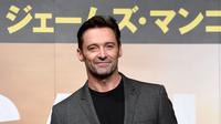 Hugh Jackman dan Deborra Lee. (AFP/Toru YAMANAKA)