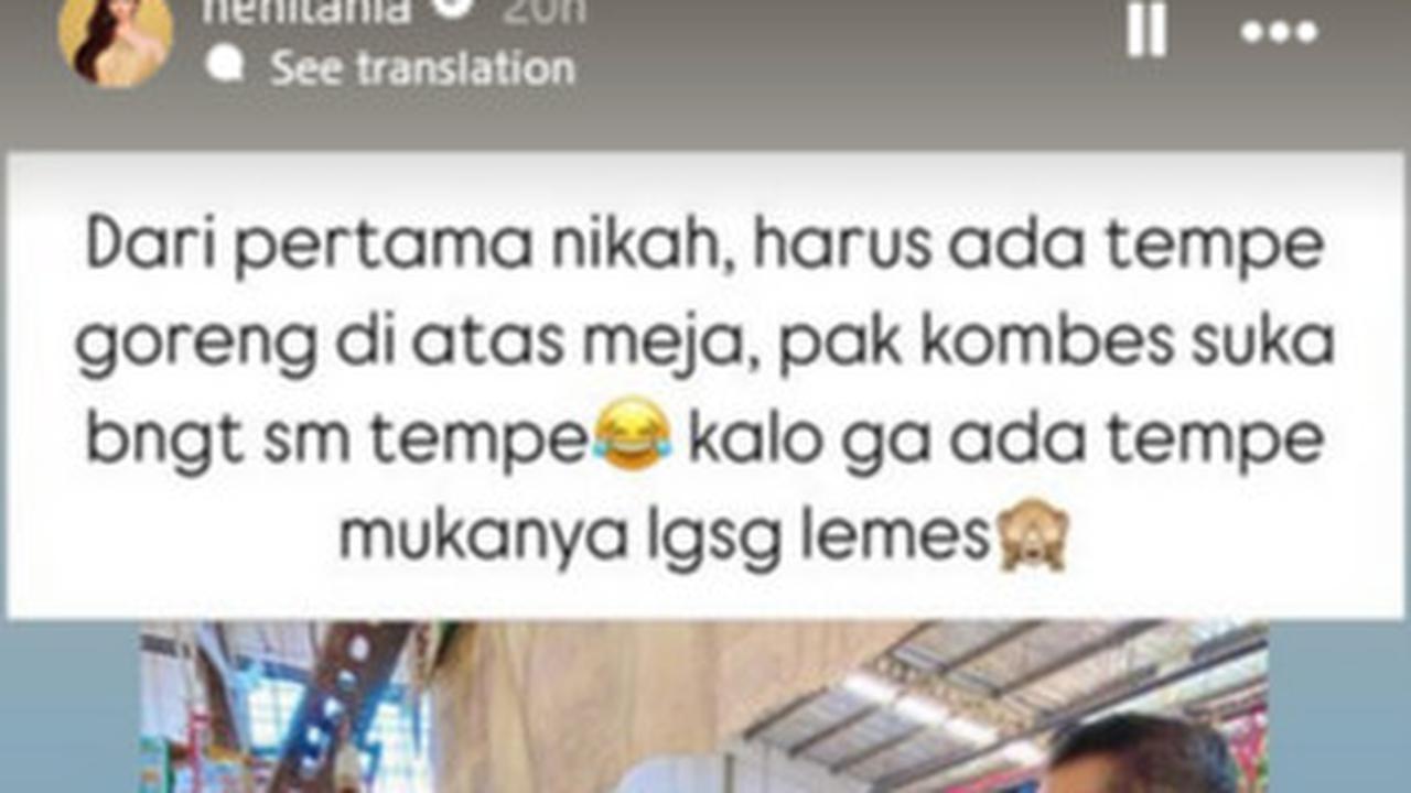 Heni Tania Ungkap Sang Suami Kombes Slamet Riyadi Kegemarannya Makan Tahu Tempe