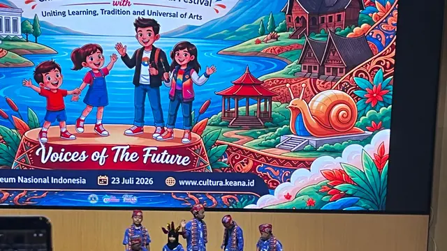 Penampilan Peserta Saat Peluncuran Children & Youth International Festival (CULTURA) 2027