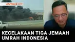 Sebanyak tiga jemaah umrah Indonesia mengalami kecelakaan di Arab Saudi, masih menjalani perawatan. Dan enam jemaah meninggal dunia dalam kecelakaan.
