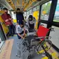 DAMRI Mataram Uji Coba Operasi Bus Disabilitas NTB Gemilang (dok. DAMRI)