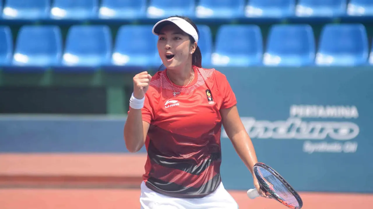 7 Potret Aldila Sutjiadi, Petenis Lapangan yang Sumbang Emas di Sea Games 2019