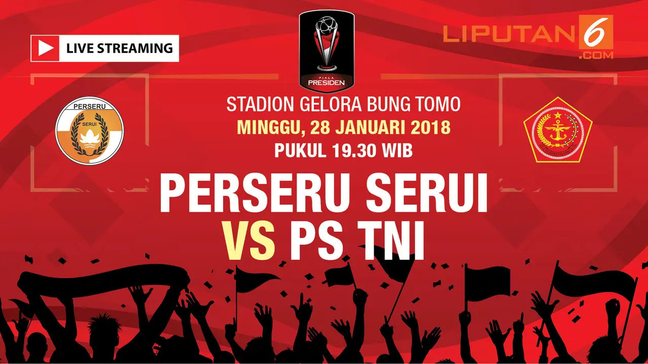 Live Streaming Perseru Serui Vs PS TNI