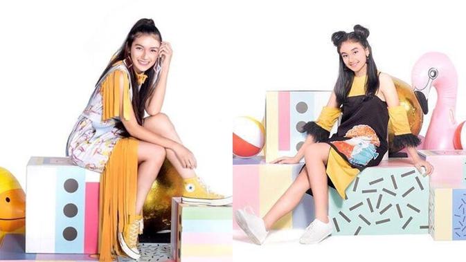 Potret Beda Gaya Fiolina Tejaay dan Nabila Atmaja. (Sumber: Instagram.com/fiolinatejaay dan Instagram.com/nabilaatmaja)