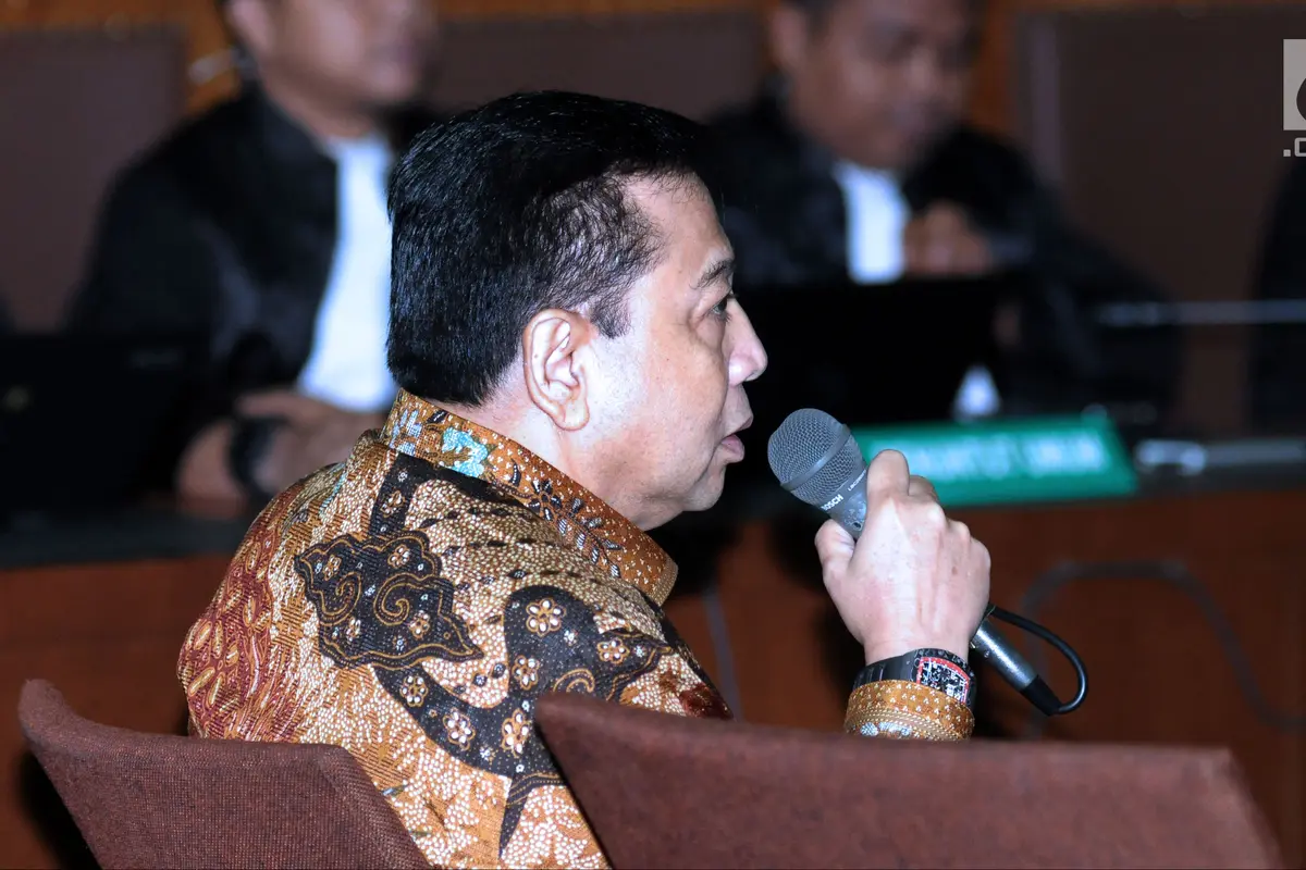 Divonis Bersalah, Setya Novanto Dihukum 15 Tahun Penjara