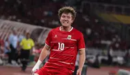 Ole Romeny berhasil mencetak gol saat Timnas Indonesia bersua Oman pada FIFA Matchday di Stadion Utama Gelora Bung Karno, Jakarta, Jumat (05/06/2026) malam WIB. (Bola.com/Abdul Aziz)