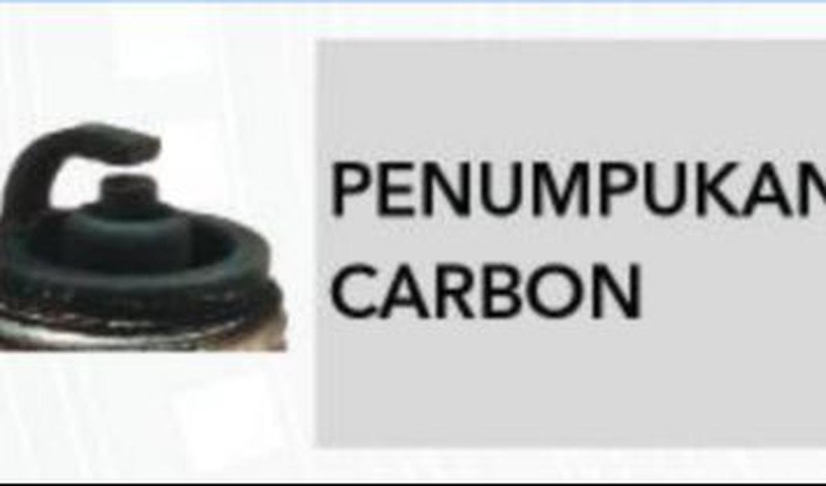 5. Residu Karbon Membuat Busi Menjadi Hitam
