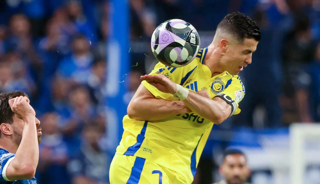 Al Nassr kini menempati posisi ketiga klasemen Liga Arab Saudi dengan mengoleksi 54 poin. (AFP/Fayez Nureldine)