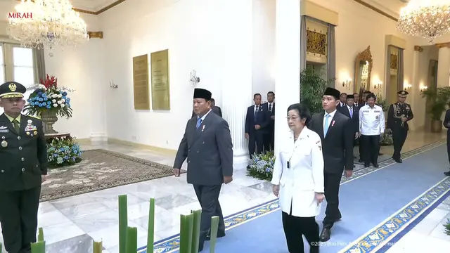 Momen Akrab Prabowo-Megawati di Upacara Hari Lahir Pancasila, Saling Berbisik hingga Bercanda
