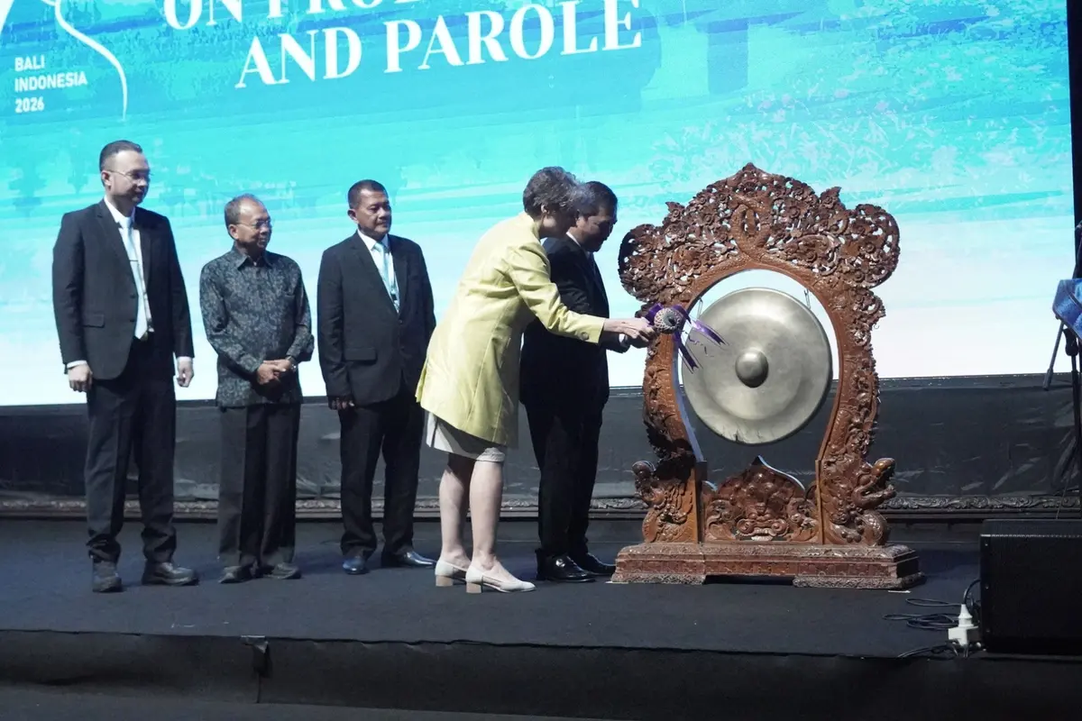 Menteri Imigrasi dan Pemasyarakatan, Agus Andrianto membuka The 7th World Congress on Probation and Parole (WCPP) 2026 yang digelar di Bali. (Istimewa)