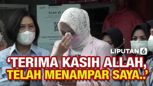 VIDEO: Momen Tangis Angelina Sondakh Usai 10 Tahun Dipenjara