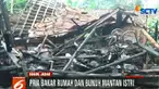 Pria di Bogor membunuh mantan istri dan suami dan membakar rumah korban lantaran terbakar api cemburu.