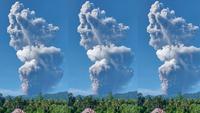 Gunung Dukono di Halmahera Utara, Maluku Utara, mengalami erupsi dahsyat pada Jumat (8/5/2026). (Liputan6.com/ Dok PVMBG)