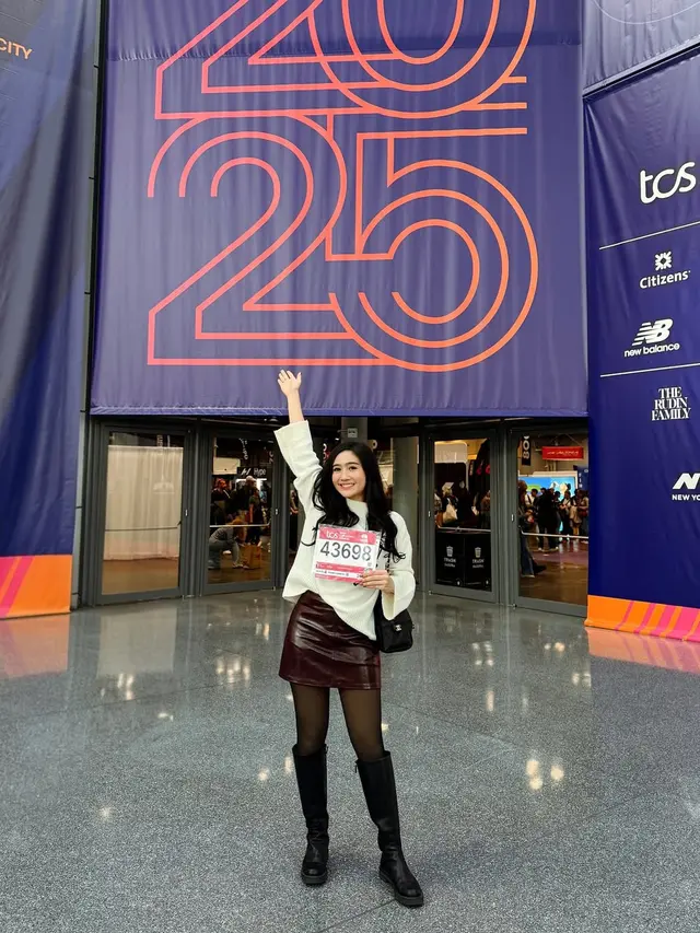 Winter Look Febby Rastanty Jelang New York Marathon, Tampil Edgy Feminine dengan Tas Chanel Rp106 Jutaan