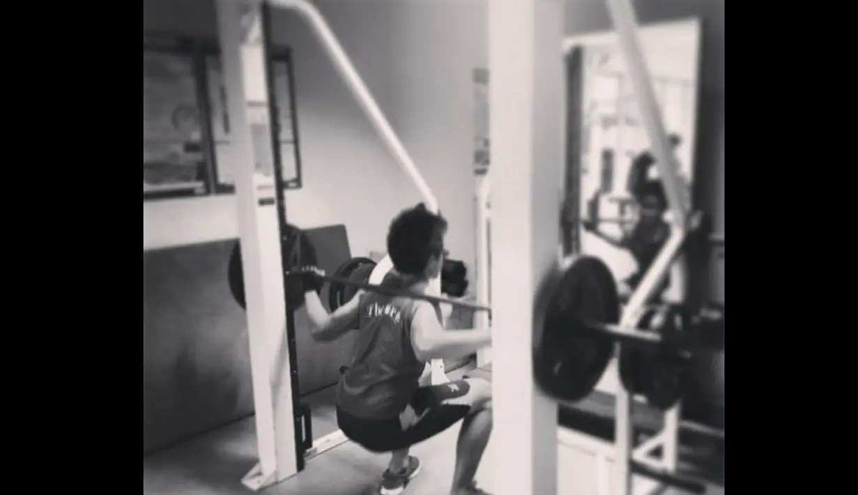 Di akun Instagram-nya, Kaesang Pangarep terlihat sedang berlatih di gym. (instagram.com/kaesangp)