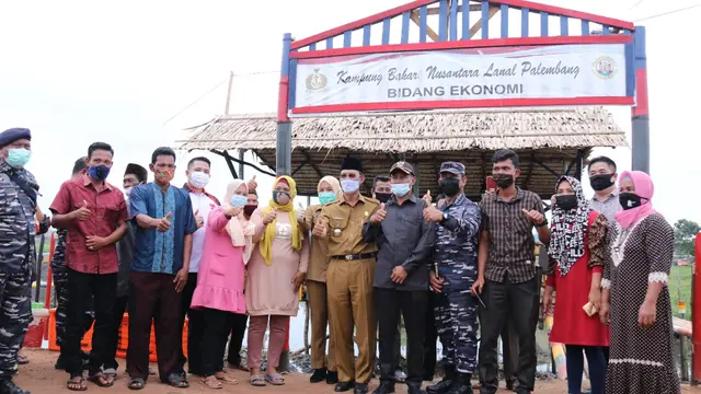 Kawasan 15 Ulu Palembang Jadi Kampung Bahari Nusantara Pertama di Sumsel