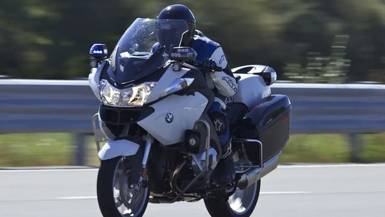 BMW-R1200, salah satu tunggangan anggota polisi Michigan, AS
