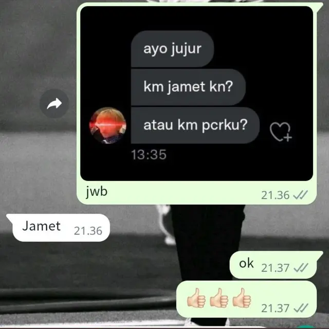 6 Chat Pertanyaan Random ke Gebetan Ini Ujungnya Jadi Bikin Malu