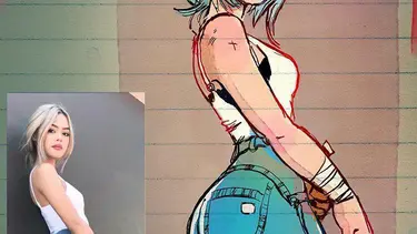 Cute Keren Banget Lukisan Animasi Ini Dibuat Berdasar Foto Fashion Fimela Com