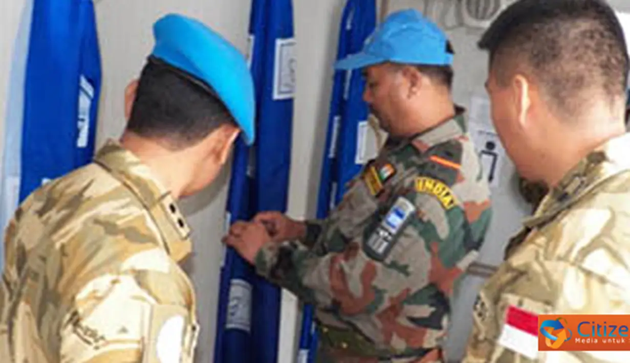 Citizen6, Adshit Al Qusayr: Tujuan Hygiene Inspection ini untuk mengontrol tingkat kebersihan fasilitas yang ada di markas satuan jajaran UNIFIL. (Pengirim: Badarudin Bakri)