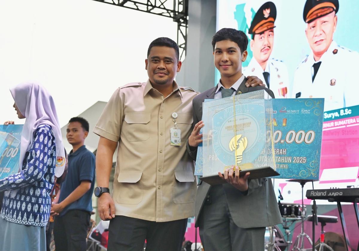 Gubernur Sumut Muhammad Bobby Nasution membuka North Sumatera Inovation Day 2025