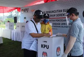 Ilustrasi pelaksanaan Pilkada 2020. (Ist)