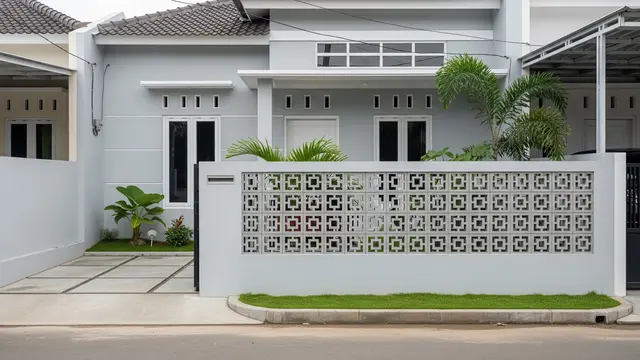 Ide Pagar Roster Modern yang Membuat Rumah Tampak Lebih Rapi/Gemini AI