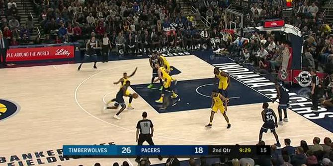 VIDEO : GAME RECAP NBA 2017-2018, Timberwolves 107 vs Pacers 90