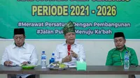 Plt Ketum PPP Muhamad Mardiono menyambangi Kantor DPC PPP Kabupaten Deli Serdang, Sumatera Utara untuk memastikan kesiapan Pemilu 2024. (Foto: tim media dan komunikasi PPP)