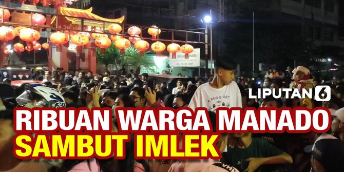 VIDEO: Sambut Tahun Baru Imlek, Ribuan Warga Padati Klenteng Ban Hin Kiong Manado