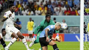 Hasil Piala Dunia 2022: Dramatis, Uruguay Gagal Lolos ke Babak 16 Besar
