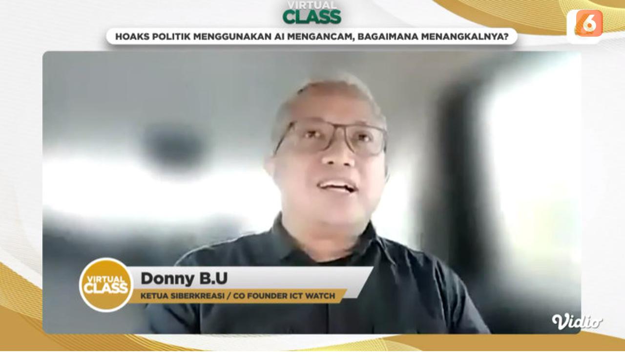 Ketua Siberkreasi dan Co-founder ICT Watch, Donny B.U