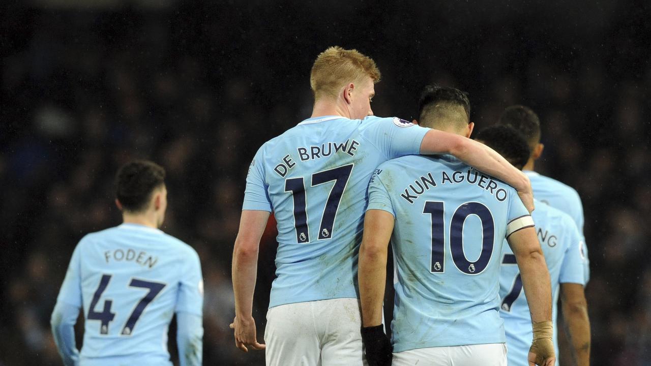 Sergio Aguero dan Kevin de Bruyne