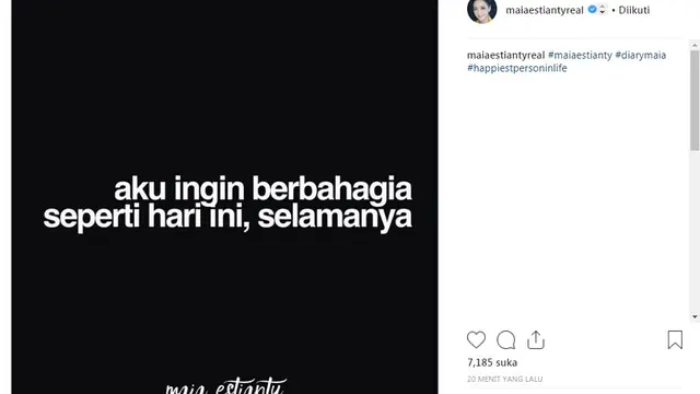 Maia Estianty (Foto: Instagram)