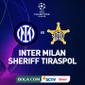 Liga Champions - Inter Milan Vs Sheriff Tiraspol (Bola.com/Adreanus Titus)