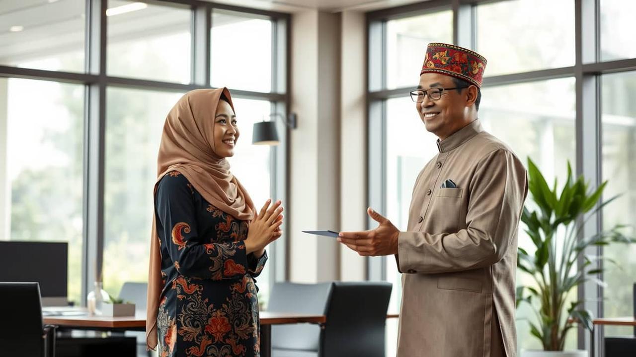 ucapan lebaran ke atasan