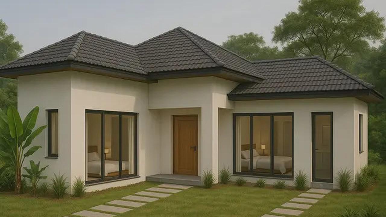 7 Desain Rumah L-Shape dengan 3 Kamar Tidur, Tampilkan Suasana Rapi