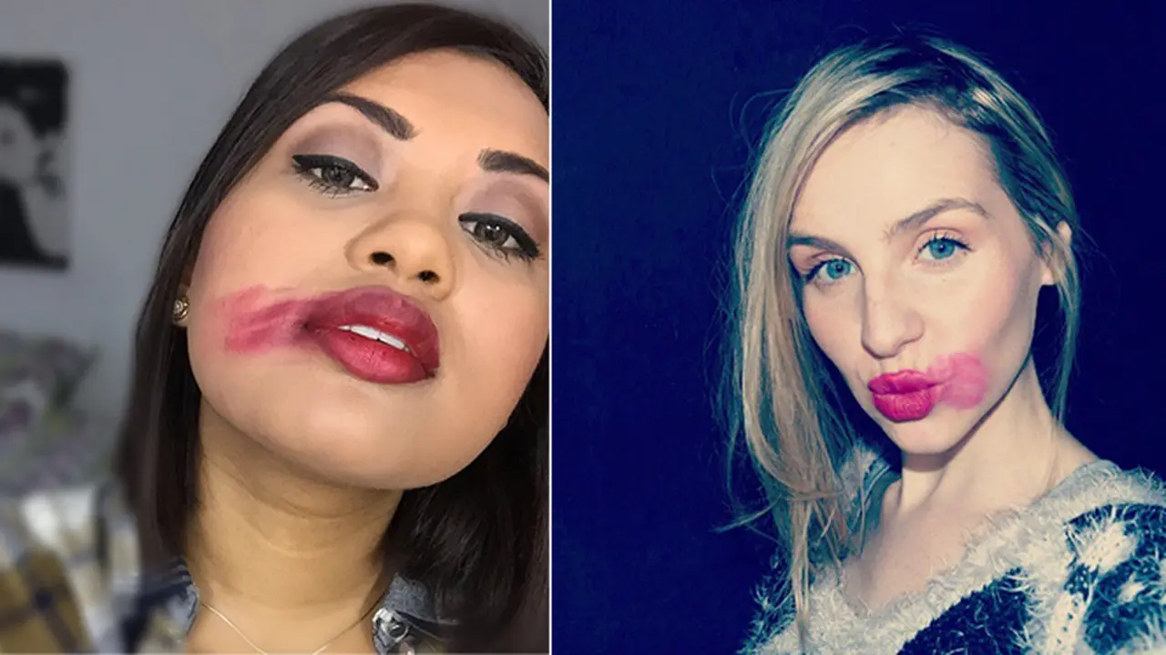 Tren Selfie Memakai Lipstik Cemong Viral di Socmed