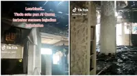 Video Rak Berisi Al-Quran Tetap Utuh di Masjid yang Terbakar Ini Jadi Sorotan