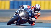 Pebalap Jepang, Takuya Tsuda, akan menggantikan Alex Rins yang mengalami patah tangan pada MotoGP Jerez. (AFP/Alain Jocard)