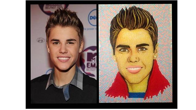 lukisan pakai permen