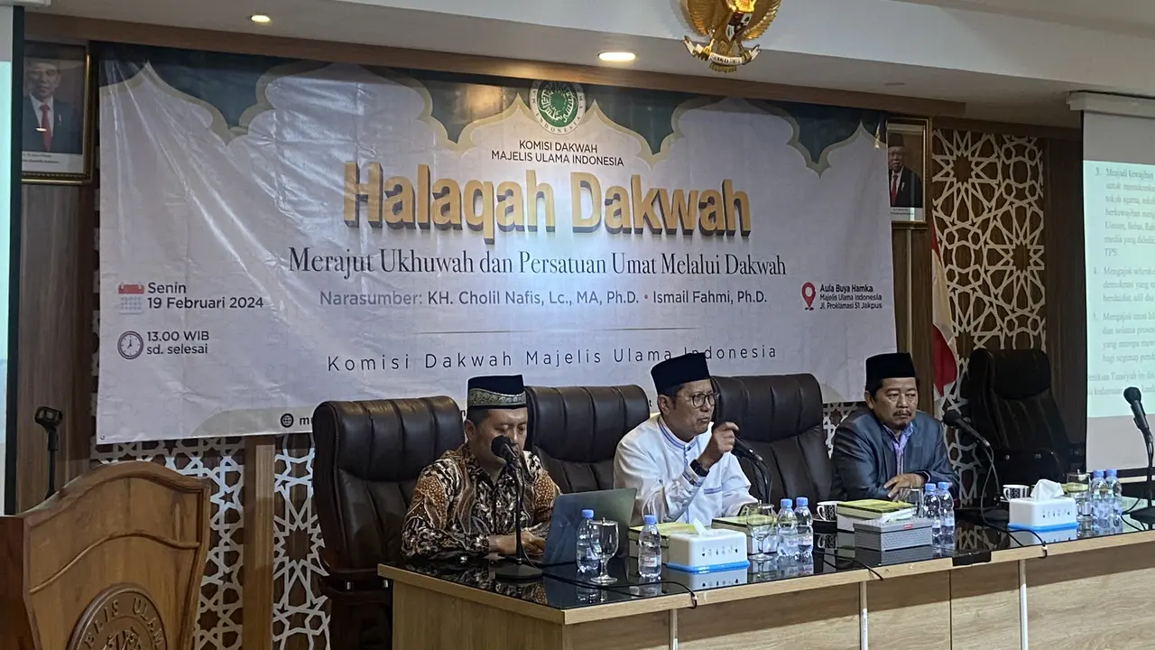 Ketua Majelis Ulama Indonesia (MUI) Bidang Dakwah dan Ukhuwah KH Cholil Nafis