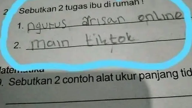 Jawaban Polos Ujian Sekolah