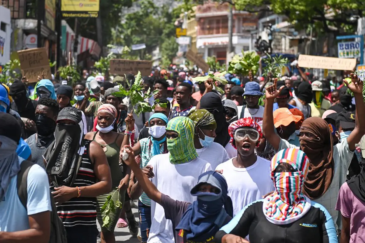 Protes Haiti